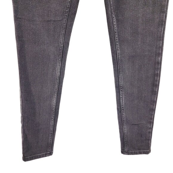 Calvin Klein Womens High Rise Skinny Jeans Black Denim Regular Length Size 25 - Picture 5 of 13